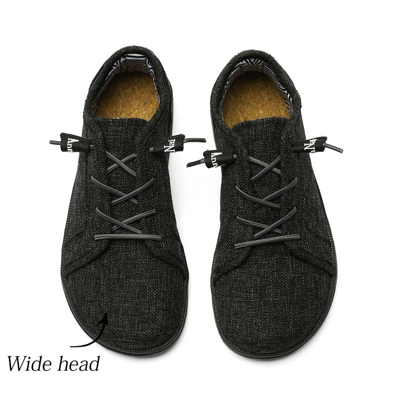 Men's Mesh Walking Shoes - Lace-Up, Breathable, Wide Toe Box with Arch Support（副本）