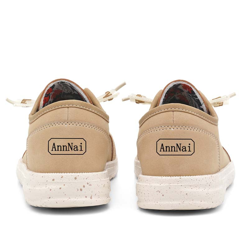 Men's Mesh Walking Shoes - Lace-Up, Breathable, Wide Toe Box with Arch Support（副本）