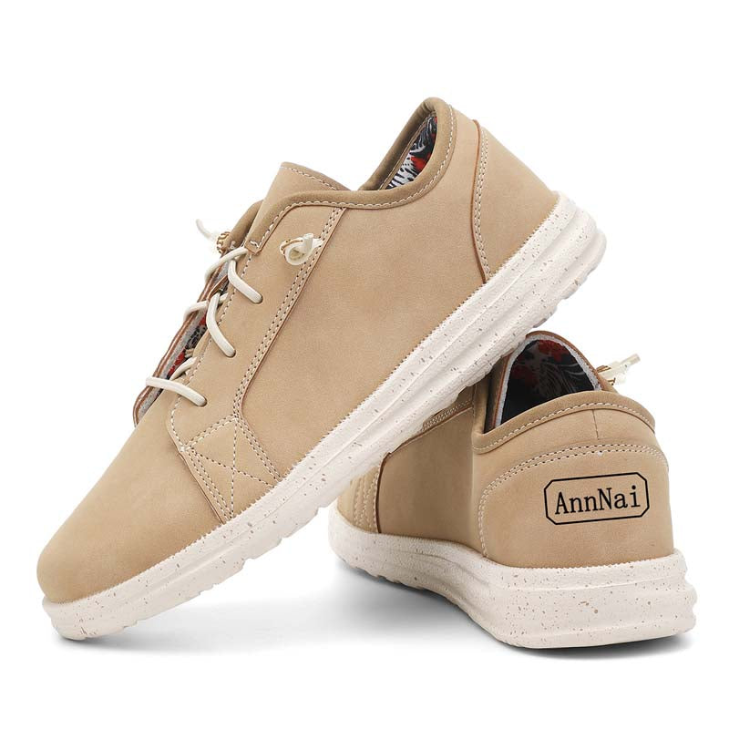 Men's Mesh Walking Shoes - Lace-Up, Breathable, Wide Toe Box with Arch Support（副本）