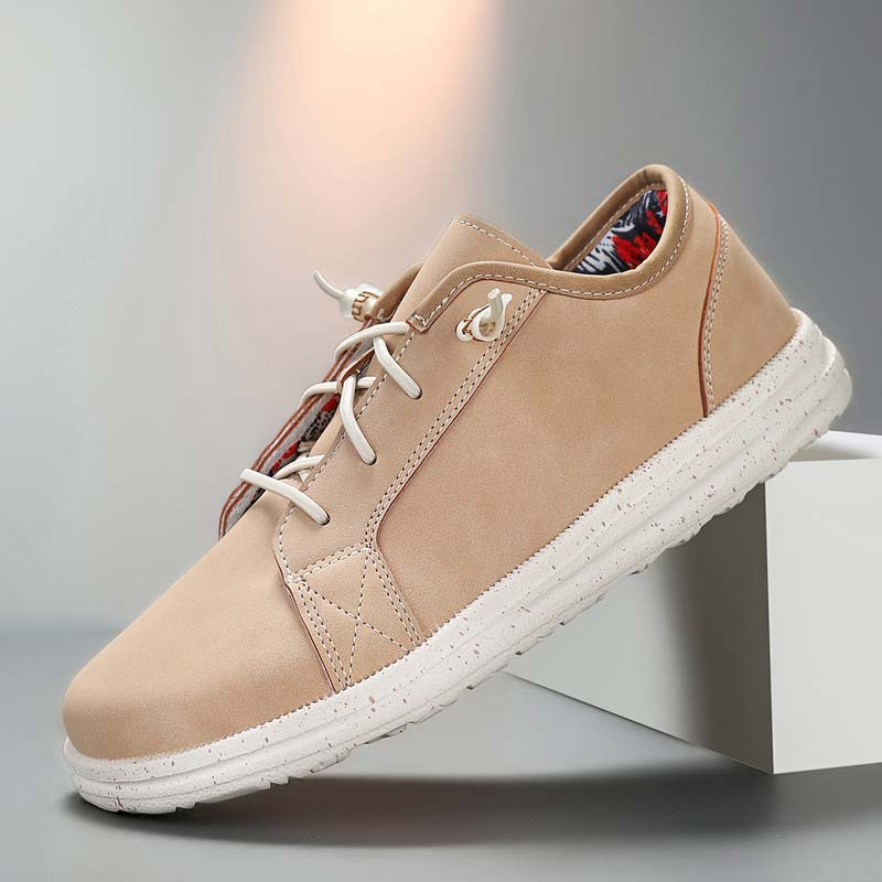Men's Mesh Walking Shoes - Lace-Up, Breathable, Wide Toe Box with Arch Support（副本）