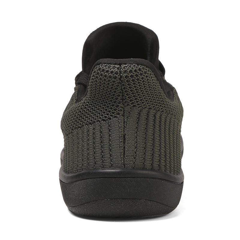 Men's Mesh Walking Shoes - Lace-Up, Breathable, Wide Toe Box with Arch Support