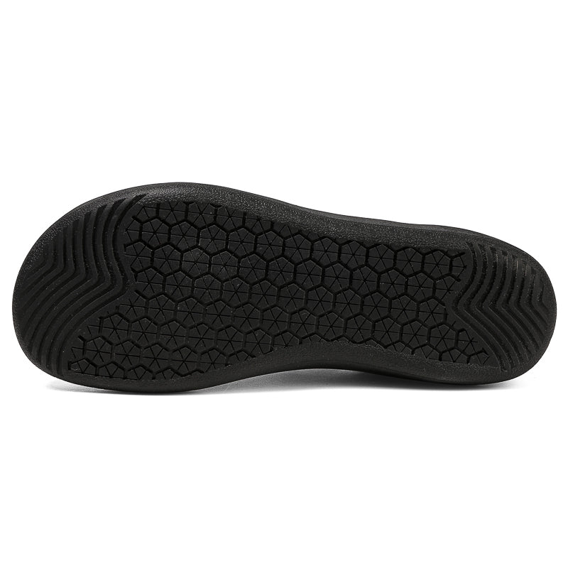 Men's Mesh Walking Shoes - Lace-Up, Breathable, Wide Toe Box with Arch Support