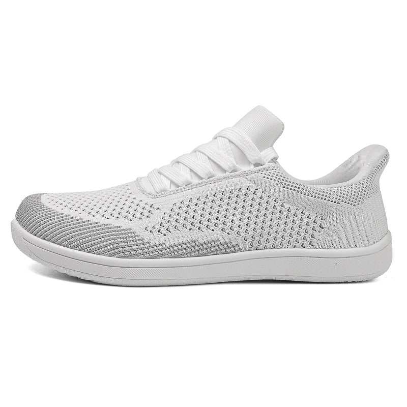 Men's Mesh Walking Shoes - Lace-Up, Breathable, Wide Toe Box with Arch Support