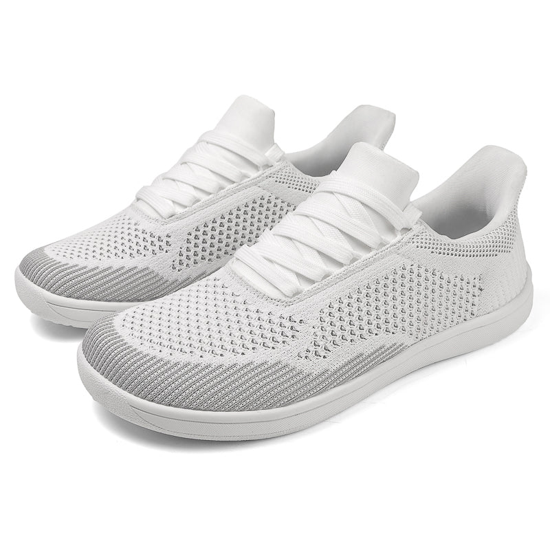 Men's Mesh Walking Shoes - Lace-Up, Breathable, Wide Toe Box with Arch Support