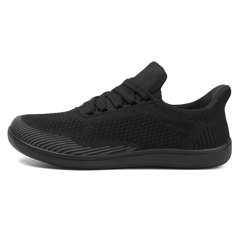 Men's Mesh Walking Shoes - Lace-Up, Breathable, Wide Toe Box with Arch Support