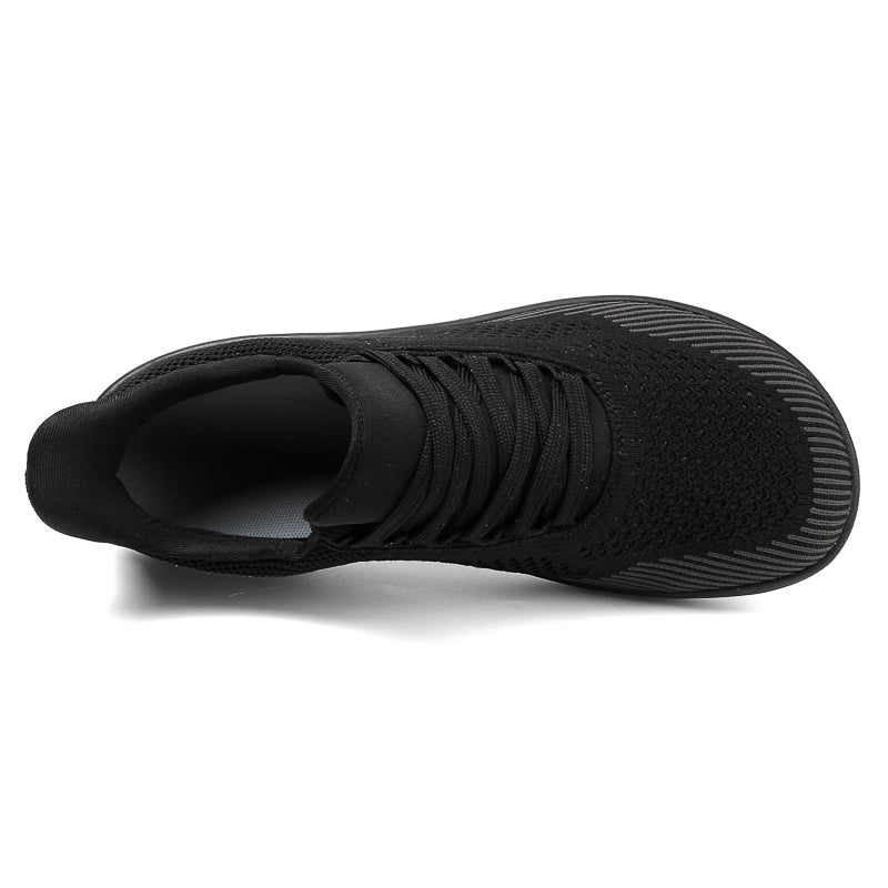 Men's Mesh Walking Shoes - Lace-Up, Breathable, Wide Toe Box with Arch Support