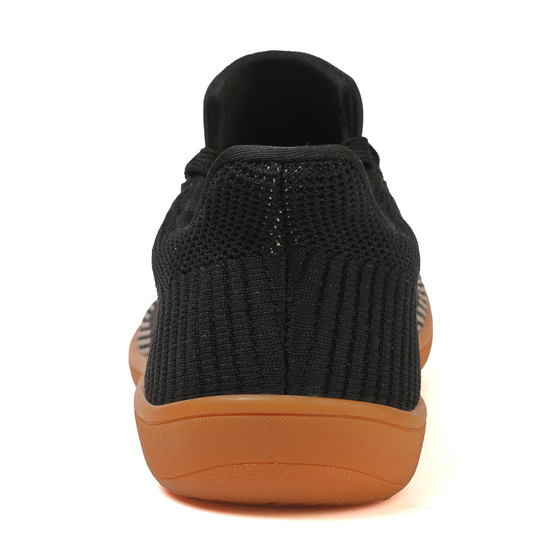 Men's Mesh Walking Shoes - Lace-Up, Breathable, Wide Toe Box with Arch Support