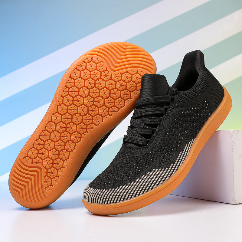 Men's Mesh Walking Shoes - Lace-Up, Breathable, Wide Toe Box with Arch Support