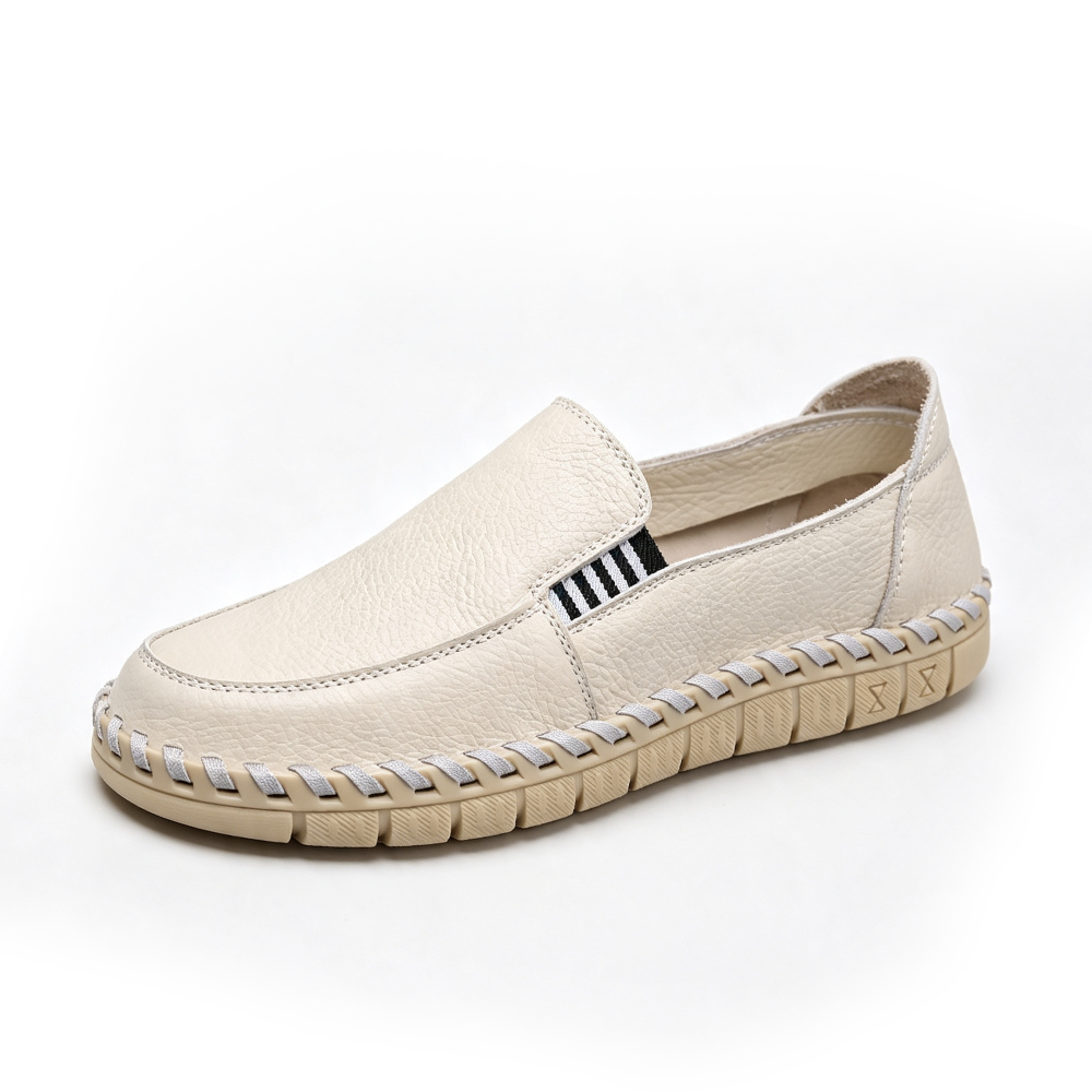 Men's Genuine Leather Casual Boots - Slip-On, Effortless Style, Wide Toe Box with Arch Support
