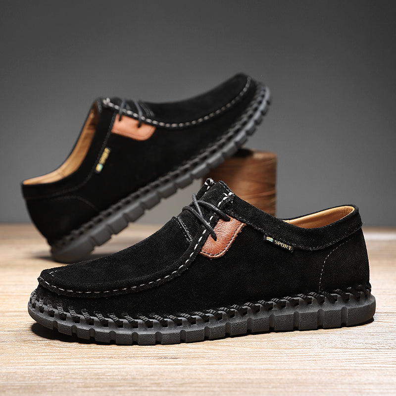 ⏰Last Day!50% OFF 🔥Men's Easy Breezy Slip On Loafers | Foam-Cushioned Footbed, Ultra-Lightweight Flex, Breathable, Wide Toe Box for Casual Walking, Travel Ready