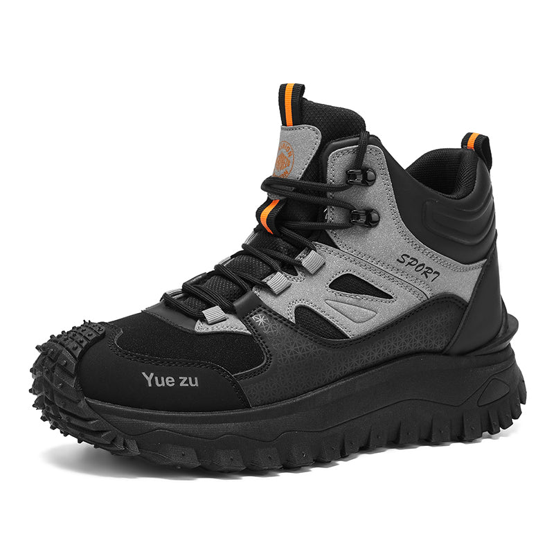 (🎁FREE SOCKS + INSOLES🧦)Men’s Protective Hiking & Work Shoes | Wide Toe Box, Arch Support & Puncture-Resistant Midsole