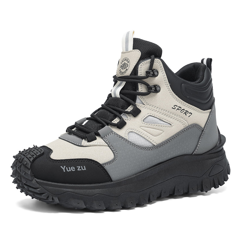 (🎁FREE SOCKS + INSOLES🧦)Men’s Protective Hiking & Work Shoes | Wide Toe Box, Arch Support & Puncture-Resistant Midsole