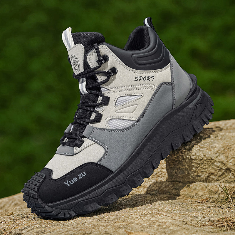 (🎁FREE SOCKS + INSOLES🧦)Men’s Protective Hiking & Work Shoes | Wide Toe Box, Arch Support & Puncture-Resistant Midsole