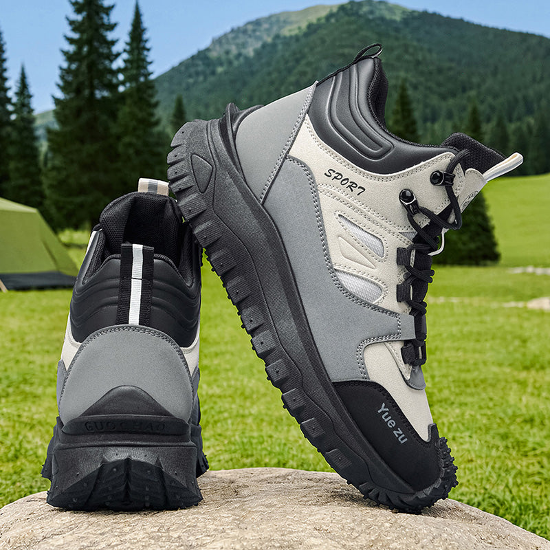 (🎁FREE SOCKS + INSOLES🧦)Men’s Protective Hiking & Work Shoes | Wide Toe Box, Arch Support & Puncture-Resistant Midsole