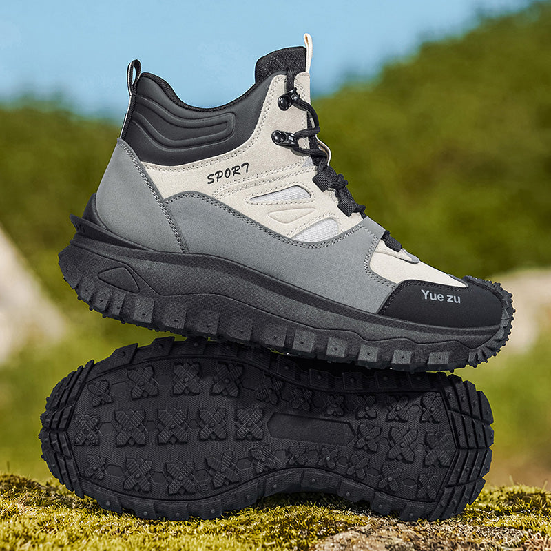 (🎁FREE SOCKS + INSOLES🧦)Men’s Protective Hiking & Work Shoes | Wide Toe Box, Arch Support & Puncture-Resistant Midsole
