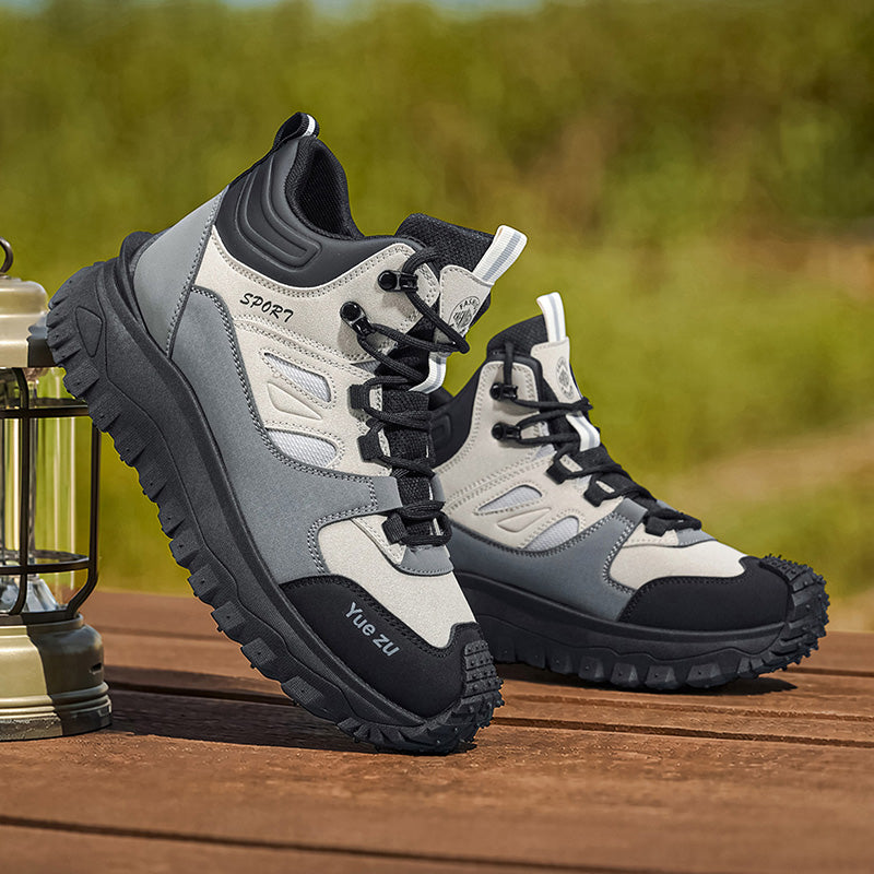 (🎁FREE SOCKS + INSOLES🧦)Men’s Protective Hiking & Work Shoes | Wide Toe Box, Arch Support & Puncture-Resistant Midsole