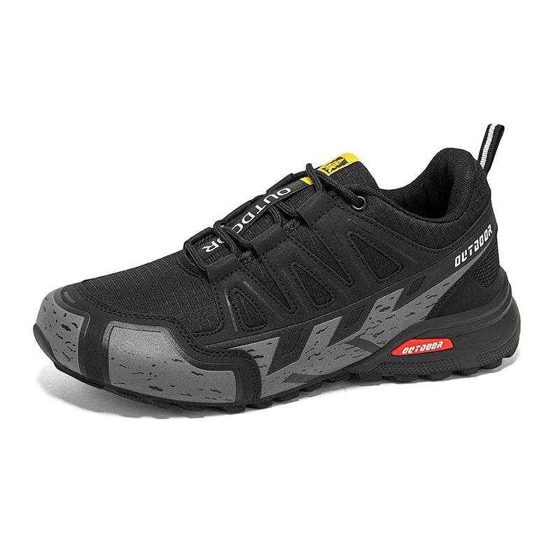 Men’s Wide-Fit Mesh Hiking & Walking Shoes for Swollen, Tired Feet | Arch Support & All-Day Cushioning