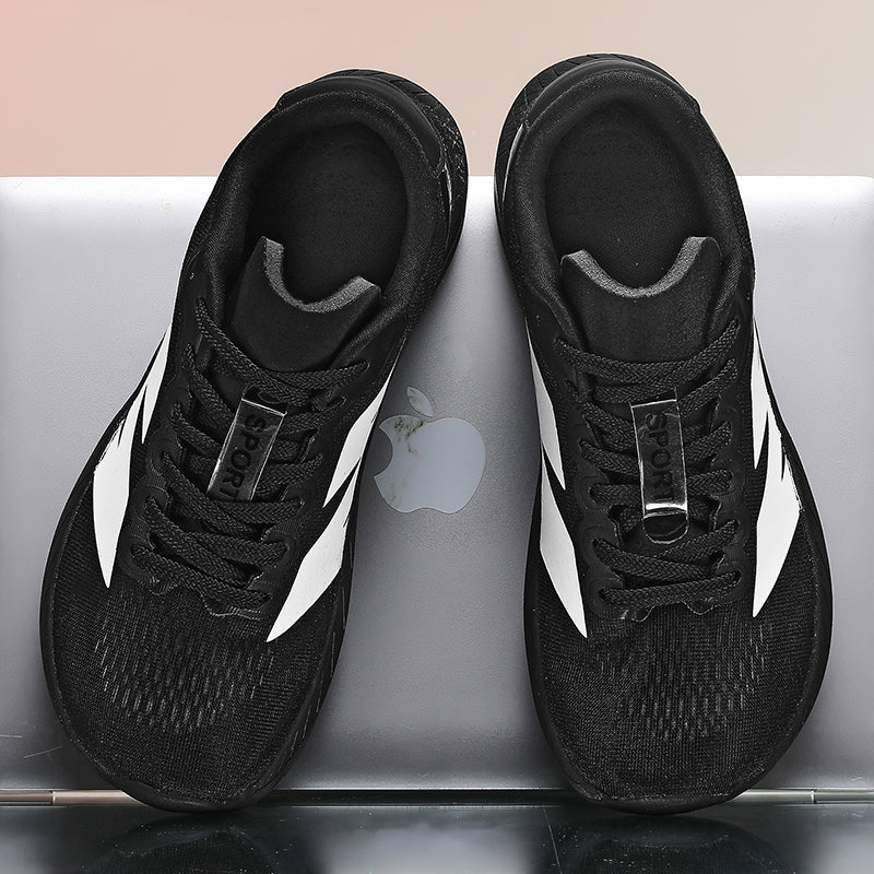 Men's Mesh Walking Shoes - Lace-Up, Breathable, Lightweight, Maximum Support, Wide Toe Box with Arch Support