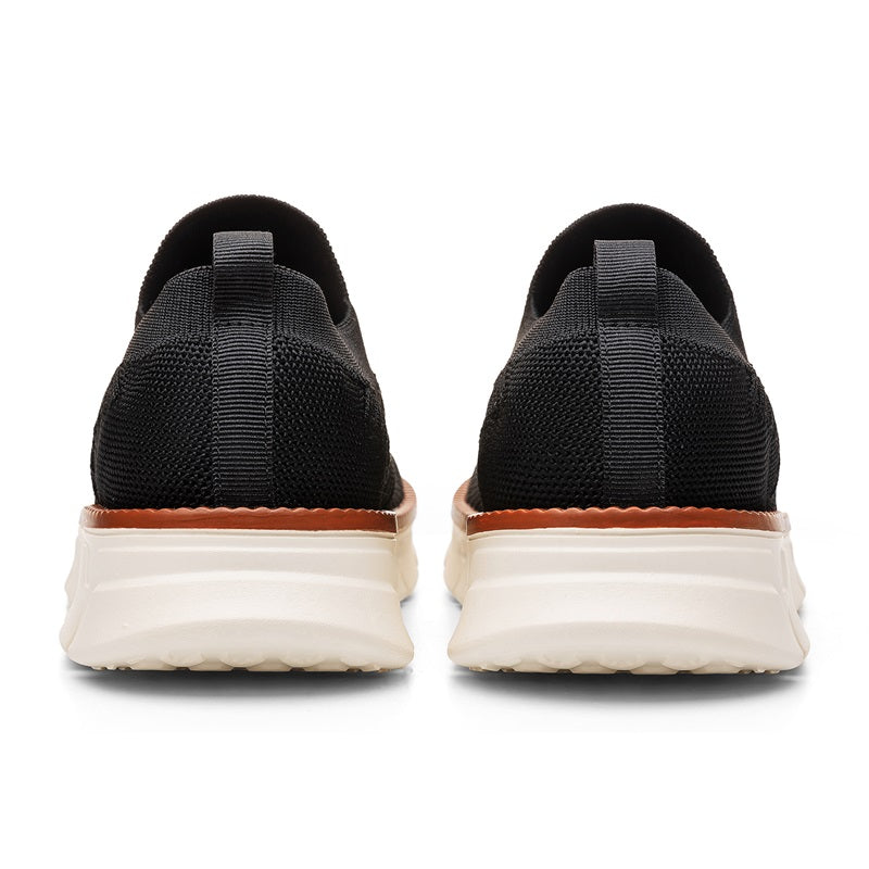 Men's Mesh Walking Shoes - Slip-On, Breathable, Lightweight, Wide Toe Box with Arch Support