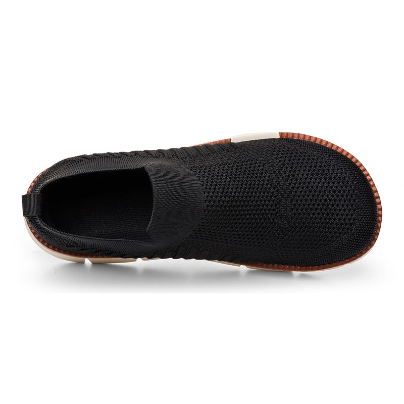 Men's Mesh Walking Shoes - Slip-On, Breathable, Lightweight, Wide Toe Box with Arch Support