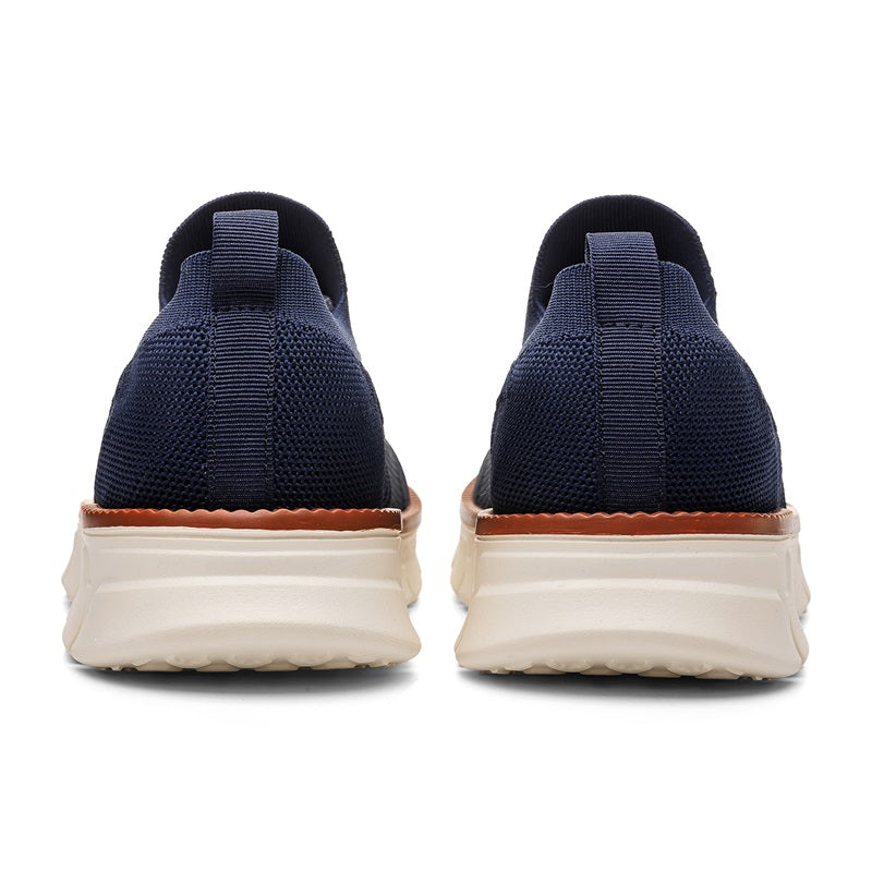 Men's Mesh Walking Shoes - Slip-On, Breathable, Lightweight, Wide Toe Box with Arch Support