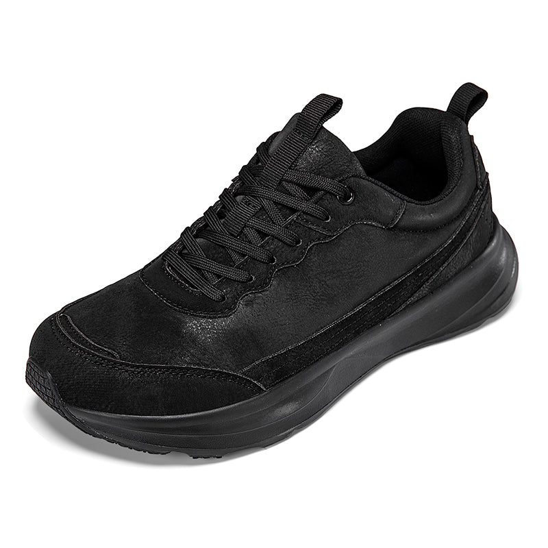 Men's Genuine Orthopedic Wide Walking Shoes - Lace-Up, Maximum Support, Wide Toe Box with Arch Support