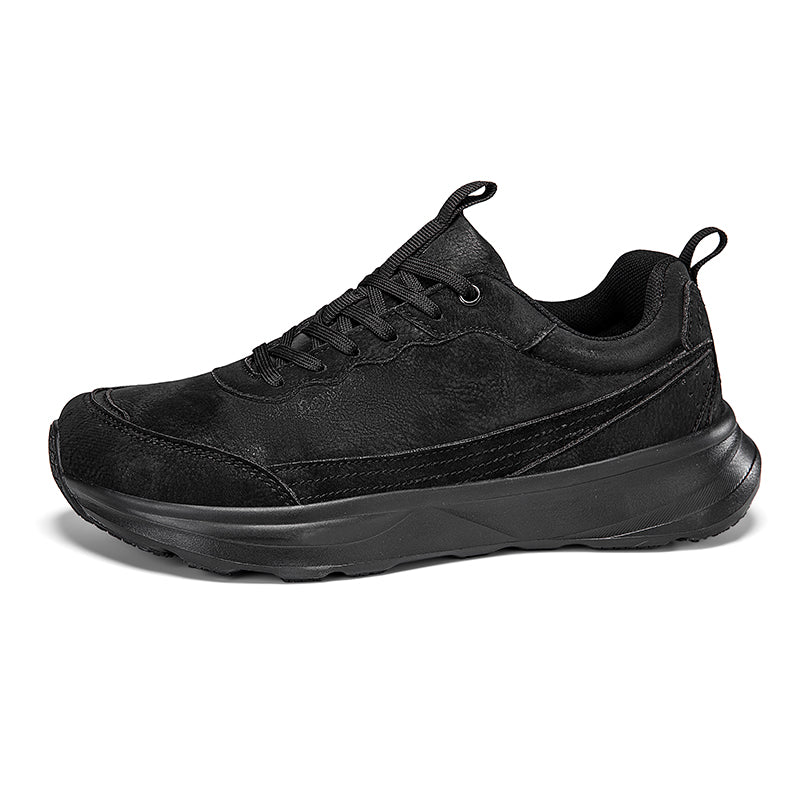 Men's Genuine Orthopedic Wide Walking Shoes - Lace-Up, Maximum Support, Wide Toe Box with Arch Support