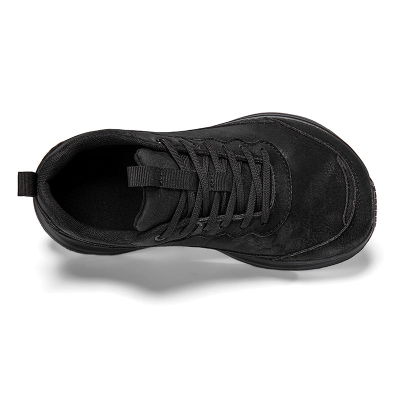 Men's Genuine Orthopedic Wide Walking Shoes - Lace-Up, Maximum Support, Wide Toe Box with Arch Support