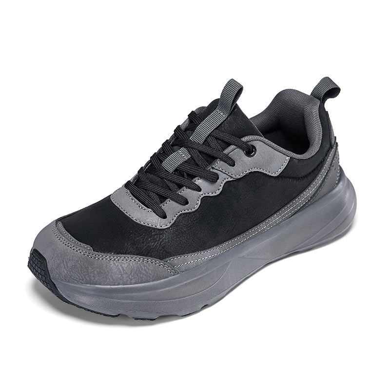 Men's Genuine Orthopedic Wide Walking Shoes - Lace-Up, Maximum Support, Wide Toe Box with Arch Support