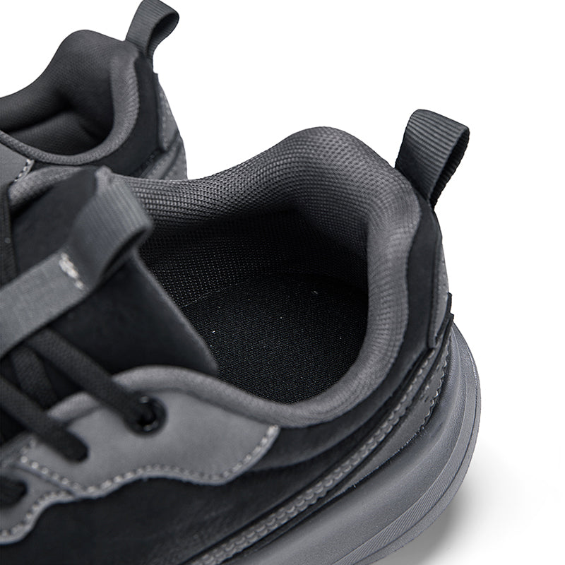 Men's Genuine Orthopedic Wide Walking Shoes - Lace-Up, Maximum Support, Wide Toe Box with Arch Support