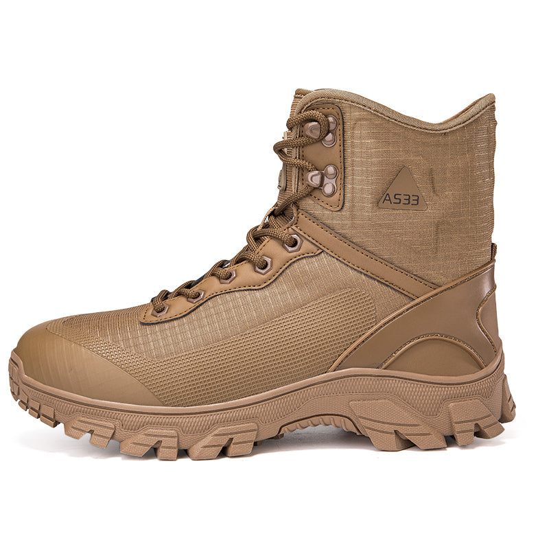 Men's Waterproof Work Boots - Lace-Up, Waterproof, Relaxed Fit, Air-Cooled Memory Foam, Wide Toe Box with Arch Support