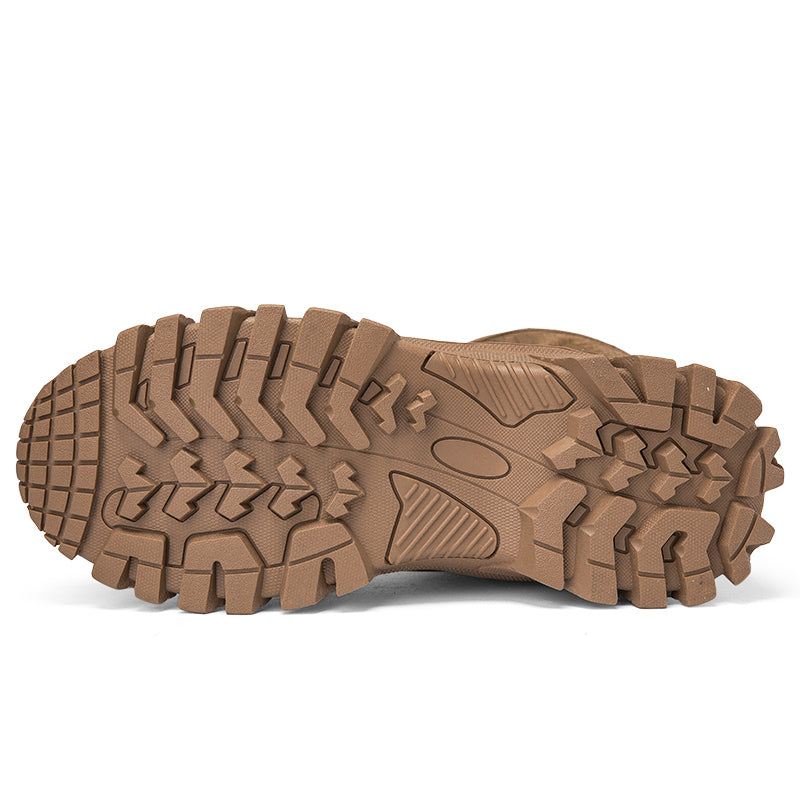 Men's Waterproof Work Boots - Lace-Up, Waterproof, Relaxed Fit, Air-Cooled Memory Foam, Wide Toe Box with Arch Support