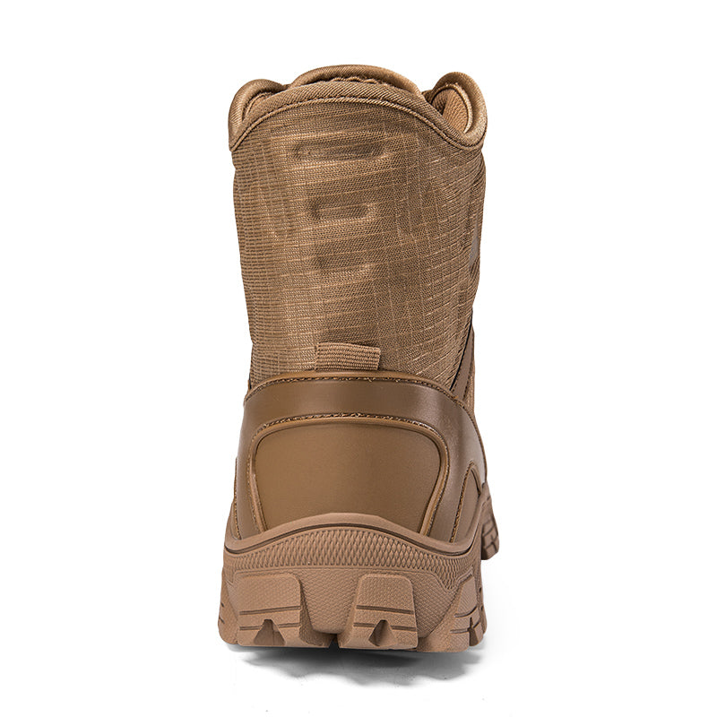 Men's Waterproof Work Boots - Lace-Up, Waterproof, Relaxed Fit, Air-Cooled Memory Foam, Wide Toe Box with Arch Support