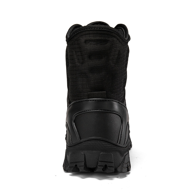 Men's Waterproof Work Boots - Lace-Up, Waterproof, Relaxed Fit, Air-Cooled Memory Foam, Wide Toe Box with Arch Support