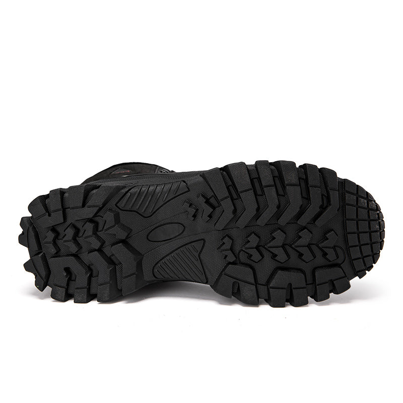 Men's Waterproof Work Boots - Lace-Up, Waterproof, Relaxed Fit, Air-Cooled Memory Foam, Wide Toe Box with Arch Support
