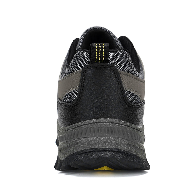 Men's Mesh Hiking Shoes - Lace-Up, Enhanced Support, Wide Toe Box with Arch Support