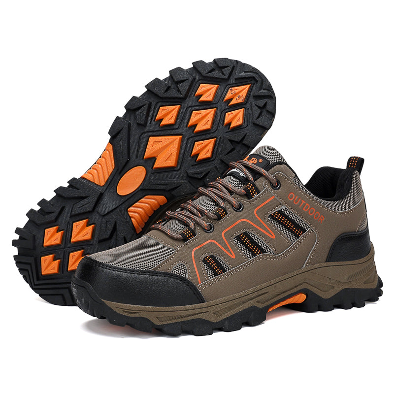 Men’s Mesh Walking Shoes for Long Days on Your Feet — Wide Toe Box, Arch Support & Adjustable Lace-Up Fit