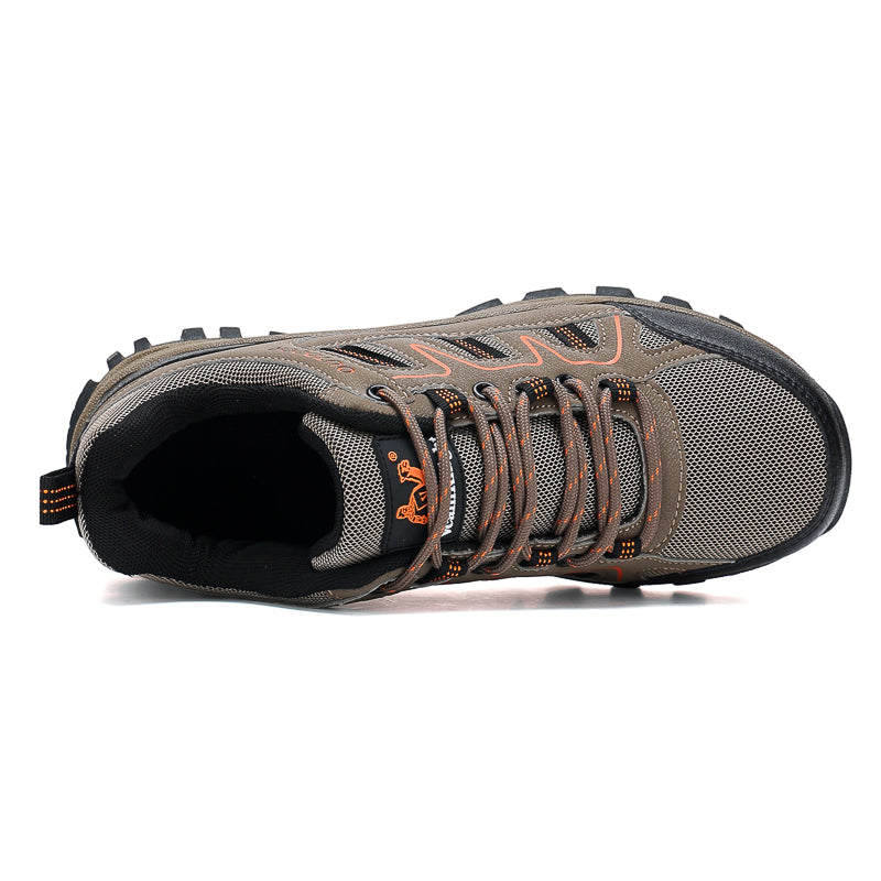 Men’s Mesh Walking Shoes for Long Days on Your Feet — Wide Toe Box, Arch Support & Adjustable Lace-Up Fit