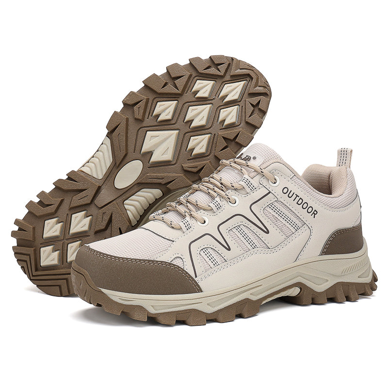 Men’s Mesh Walking Shoes for Long Days on Your Feet — Wide Toe Box, Arch Support & Adjustable Lace-Up Fit