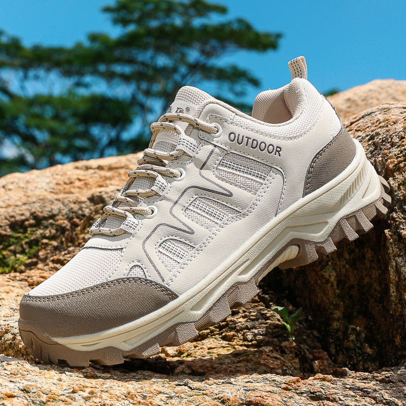 Men’s Mesh Walking Shoes for Long Days on Your Feet — Wide Toe Box, Arch Support & Adjustable Lace-Up Fit