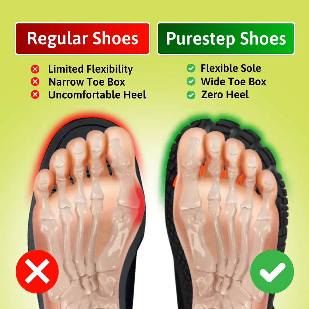 Men's Mesh Walking Shoes - Lace-Up, Breathable, Wide Toe Box with Arch Support