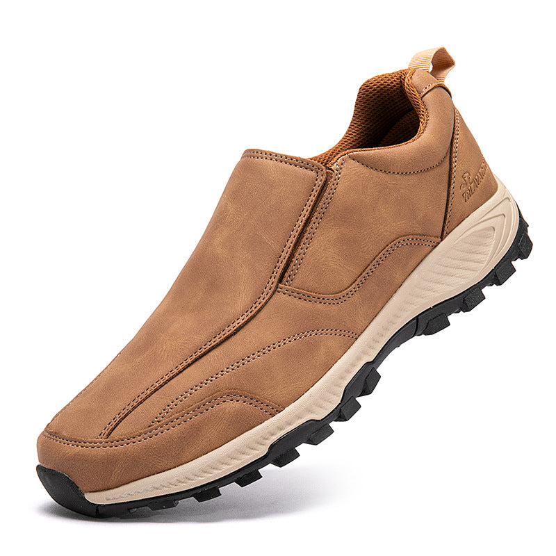Men's Genuine Leather Breathable And Comfortable Orthopedic Outdoor Sneakers
