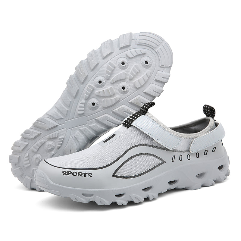 (⏰Clearance Sale - 70% OFF) Mens Non-Slip Quick Drying Beach Water Shoes Waterproof Breathable Water Hiking Shoes for Swimming Fishing