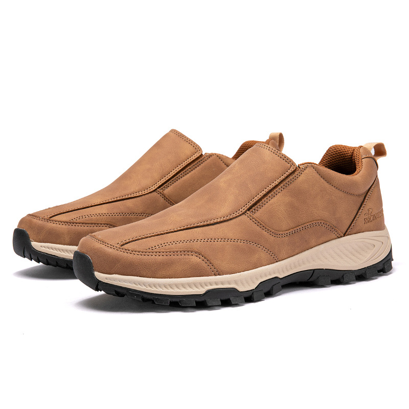 Men's Genuine Leather Breathable And Comfortable Orthopedic Outdoor Sneakers