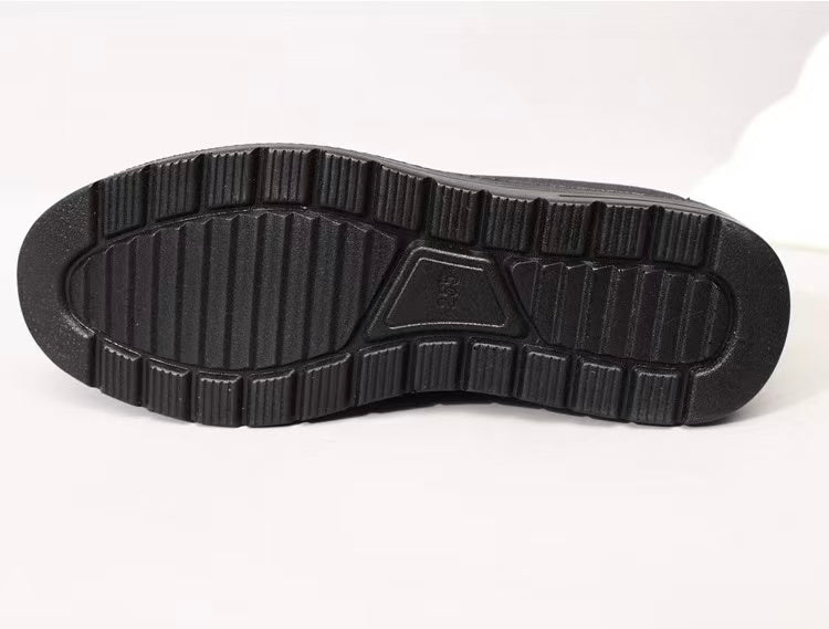 Men's Canvas Walking Shoes - Lace-Up, Lightweight, Breathable, Wide Toe Box with Arch Support
