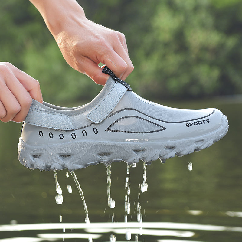 (⏰Clearance Sale - 70% OFF) Mens Non-Slip Quick Drying Beach Water Shoes Waterproof Breathable Water Hiking Shoes for Swimming Fishing