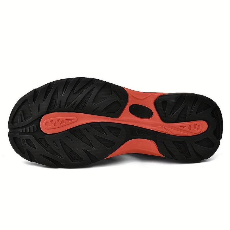 Dallader Men's Genuine Leather Sports Sandals, Orthopedic Support, Comfortable Lightweight Durable Non-Slip Hiking Sandals