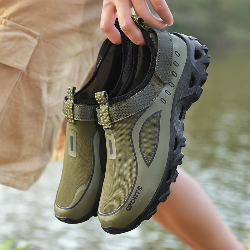 (⏰Clearance Sale - 70% OFF) Mens Non-Slip Quick Drying Beach Water Shoes Waterproof Breathable Water Hiking Shoes for Swimming Fishing